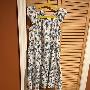 Crewcuts Blue Floral Kids Dress